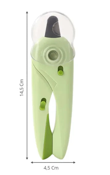 Cortador de Unhas Profissional com Luz LED para Pets
