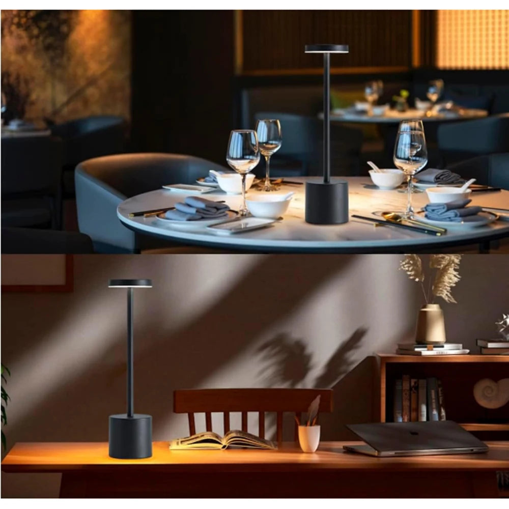 Luminária de Mesa LED com Toque Sem Fio