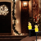 Luminária Solar Boneco de Neve