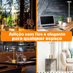 Luminária de Mesa LED com Toque Sem Fio