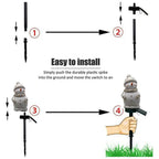 Luminária Solar Boneco de Neve