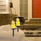 Luminária Solar Boneco de Neve