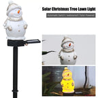 Luminária Solar Boneco de Neve