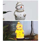 Luminária Solar Boneco de Neve