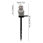 Luminária Solar Boneco de Neve