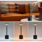 Luminária de Mesa LED com Toque Sem Fio