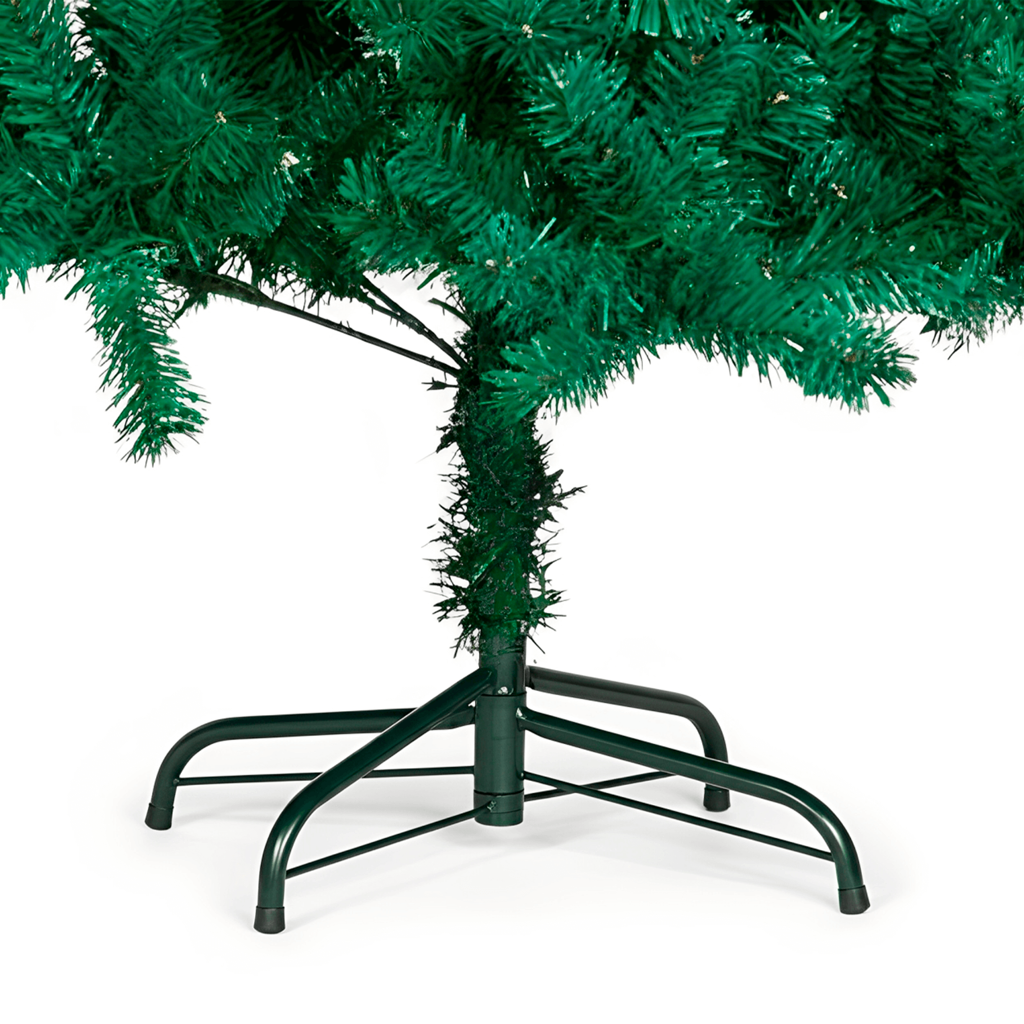 Base de ferro resistente da Árvore de Natal Pinheiro, oferecendo estabilidade e durabilidade