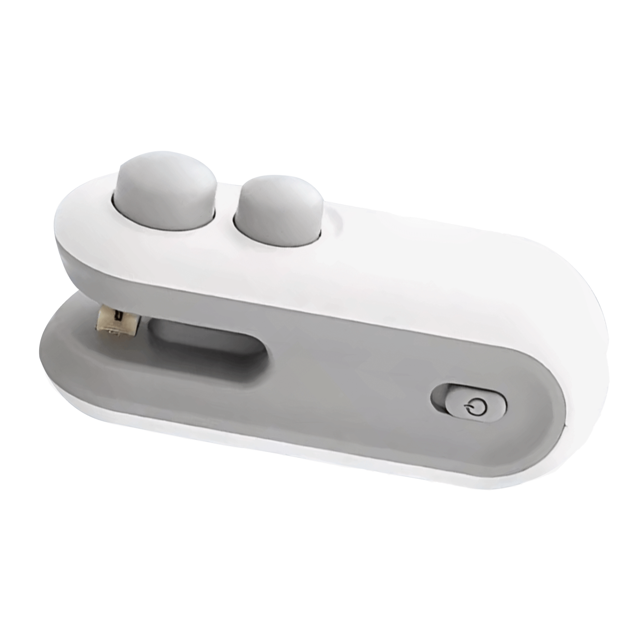 Mini selador e cortador de embalagens portátil, compacto e recarregável, ideal para o dia a dia